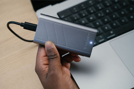 Verbatim TurboMetal USB-C Externe SSD 1TB 2.5" Schwarz