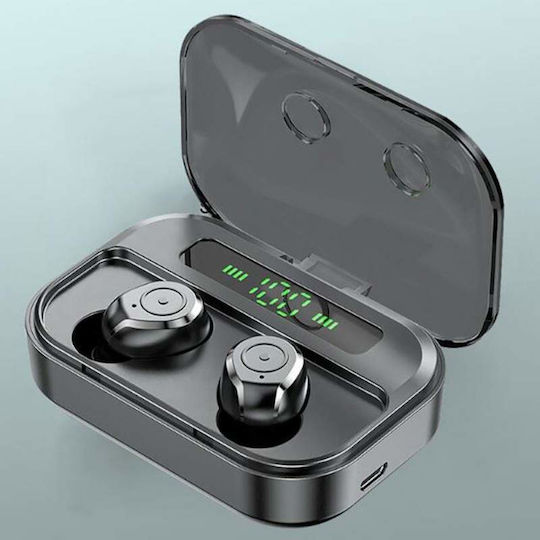 In-ear Bluetooth Handsfree Earphones with Charging Case Black