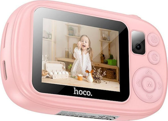 Hoco DV205 Παιδική Φωτογραφική Μηχανή 20MP Ροζ