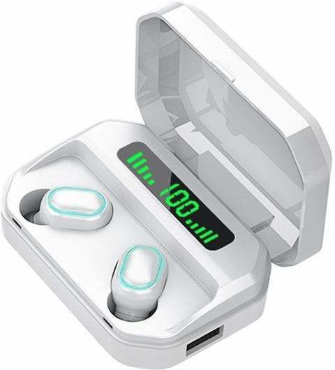 In-ear Bluetooth Handsfree Ακουστικά με Θήκη Φόρτισης Digital Display