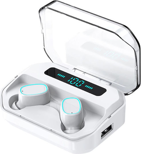 In-ear Bluetooth Handsfree Ακουστικά με Θήκη Φόρτισης Digital Display