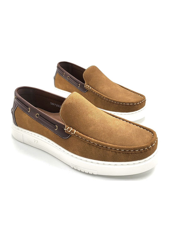 Ανδρικά Loafers σε Καφέ Χρώμα