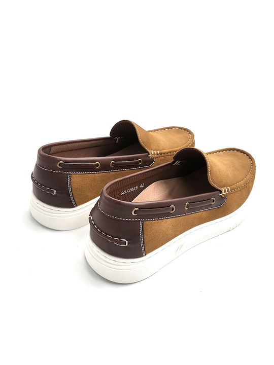Ανδρικά Loafers σε Καφέ Χρώμα