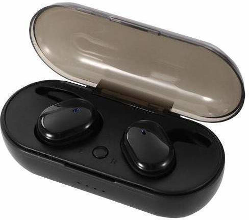 KD02 In ear Bluetooth хендсфри Слушалки с Кутийка за Зареждане Черен