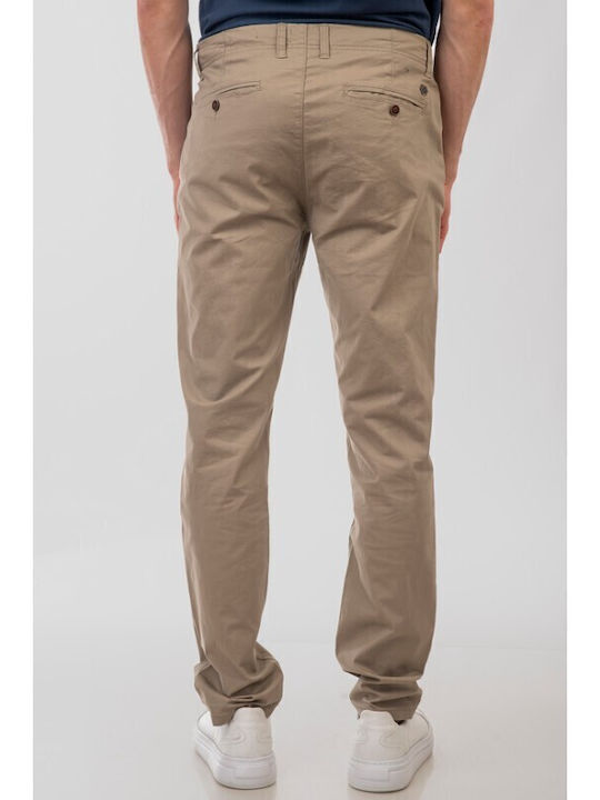 Ανδρικό Παντελόνι Chino Ελαστικό Beige