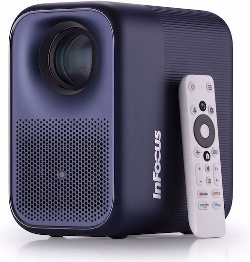 InFocus APEX Master IN3058SL Mini 3D Projector LCD Full HD LED Lamp with Wi-Fi and Built-in Speakers Blue