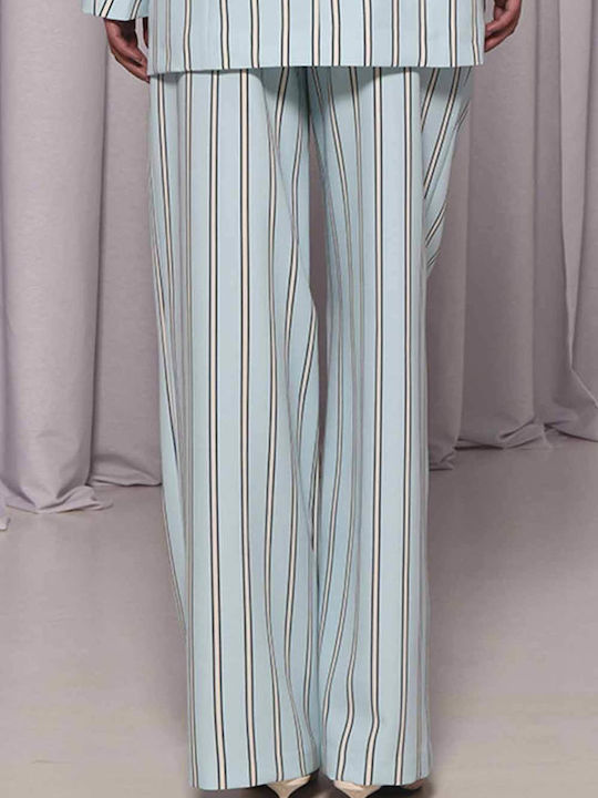 Trilogy Clothing Γυναικείο Υφασμάτινο Παντελόνι Μπλε