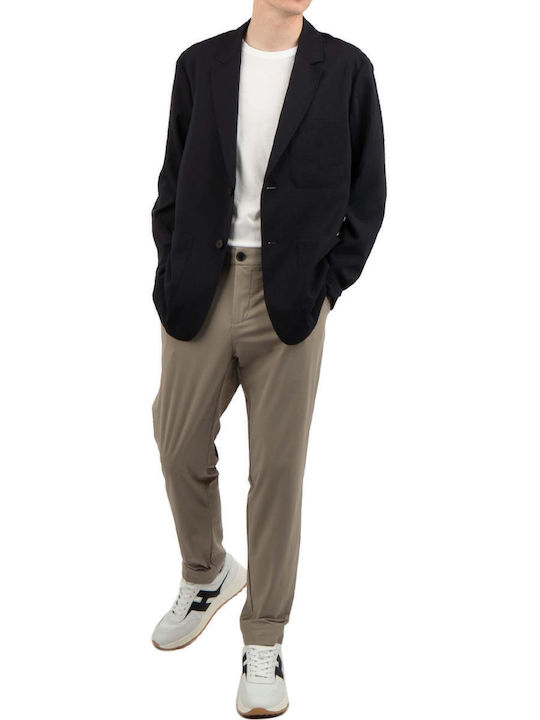 Men's Suit Jacket Regular Fit Navy Blue