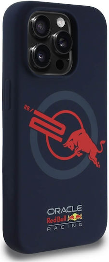 Red Bull Umschlag Rückseite Silikon / Kunststoff Marineblau (iPhone 15 Pro)