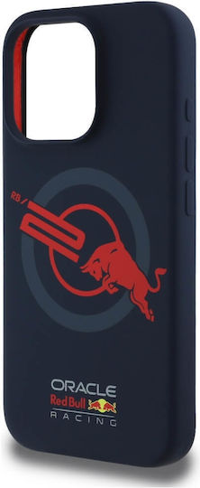 Red Bull Umschlag Rückseite Silikon / Kunststoff Marineblau (iPhone 15 Pro)