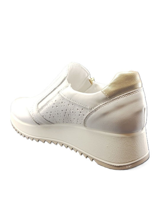 Women's Slip-On Leather White