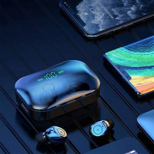 T50 Earbud Bluetooth Handsfree Căști cu Rezistență la Transpirație și Carcasă de Încărcare Intelligent LED Display