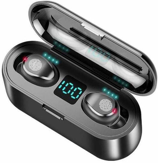 T20 Earbud Bluetooth Handsfree Căști cu Rezistență la Transpirație și Carcasă de Încărcare Intelligent LED Display