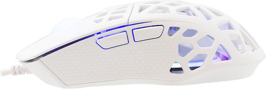White Shark Caradoc GM-5018 RGB Gaming Ποντίκι 7200 DPI Λευκό