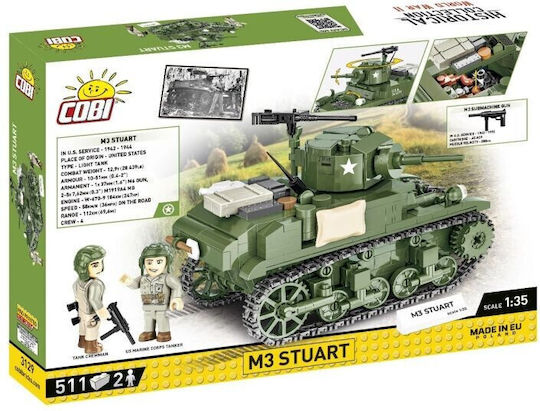 Cobi Τουβλάκια M3 Stuart 511τμχ