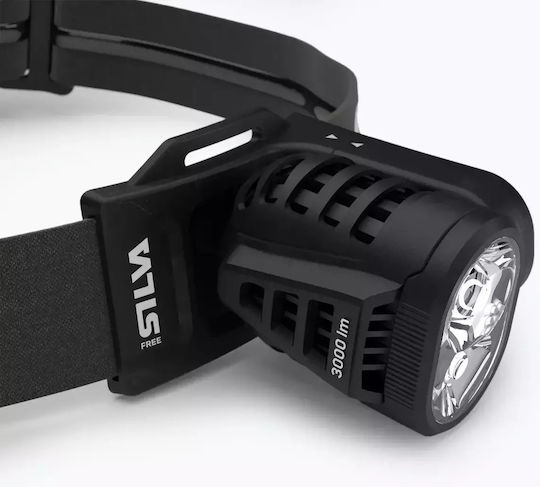 Silva Lumină de lucru și de sit, cu baterie Lanternă Frontală LED IPX5 cu Luminozitate Maximă 1000lm Gri