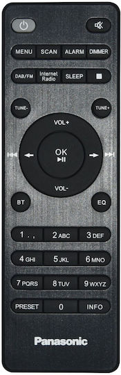 Panasonic RF-D40EG-K Cu alimentare la rețea Negru