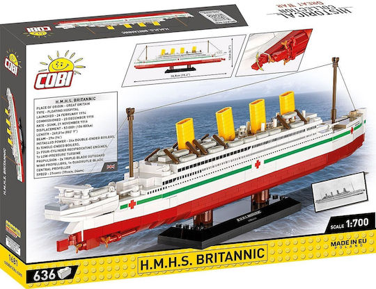 Cobi Τουβλάκια H.m.h.s. Britannic 636τμχ
