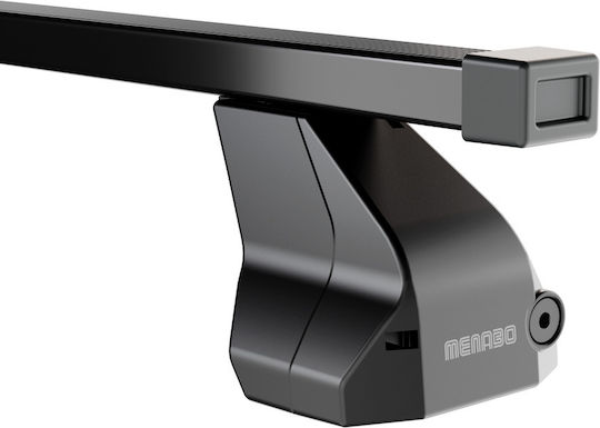 Menabo Autodachträger Metallisch 112cm mit Dachträgerfüßen Schwarze