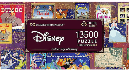 Prime Disney Golden Age Of Disney Puzzle 2D 13500 Pieces