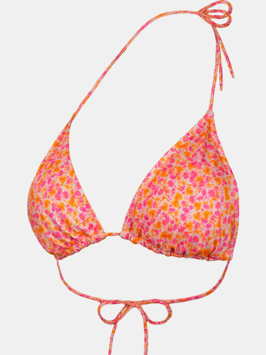Basic Triangle-Bikini-Oberteil Sorbet Sorbet