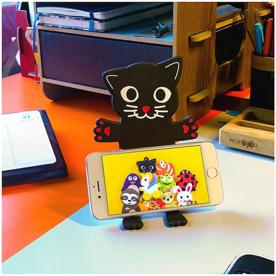 Pylones Phone Holder White Cat Mobile Phone Stand