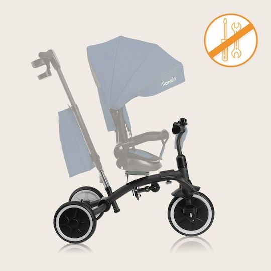 Lionelo Tricycle Convertible with Parental Handle 3 in 1 for 9 Months Beige
