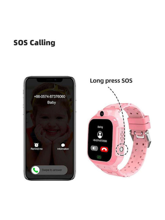 DAS.4 Smartwatch Pentru Copii 4G Cu Cameră Roz