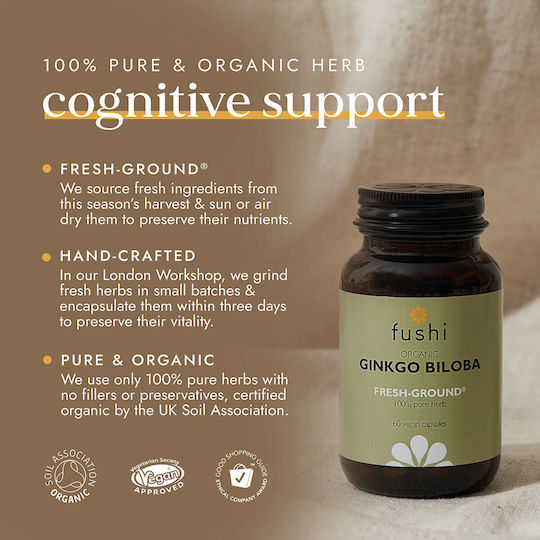 Fushi Organic Ginkgo Biloba 60 caps