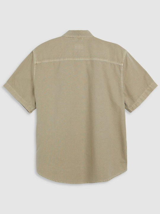 Authentic Short-sleeved Cotton Shirt Neutrals