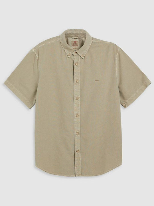 Authentic Short-sleeved Cotton Shirt Neutrals