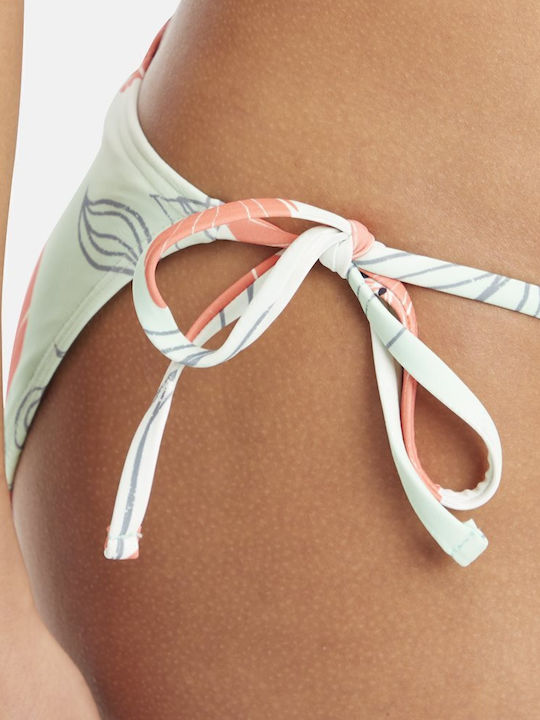 Bikini Set Top & Slip Bottom LT GREY/ORANGE Floral
