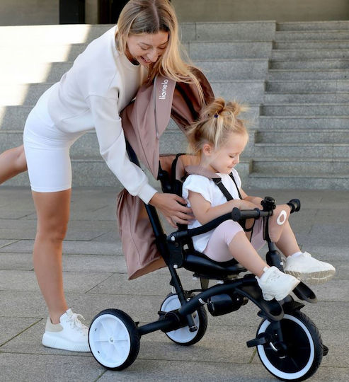 Lionelo Tricycle Convertible with Parental Handle 3 in 1 for 9 Months Pink
