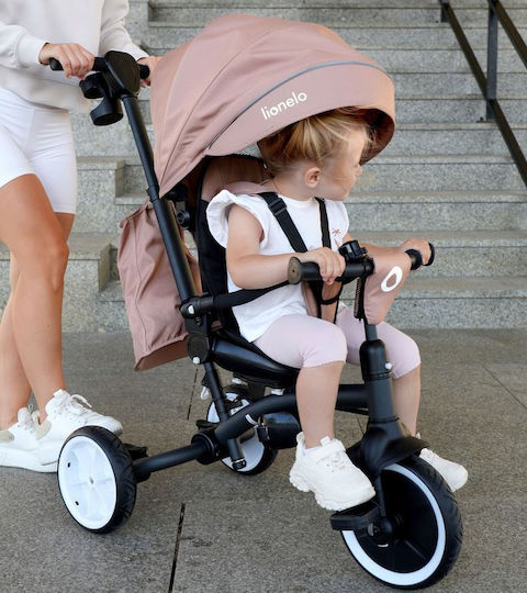 Lionelo Tricycle Convertible with Parental Handle 3 in 1 for 9 Months Pink
