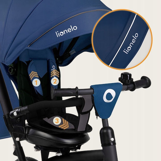 Lionelo Tris Wandelbar mit Elterngriff 3-in-1 für 9 Monate Grau