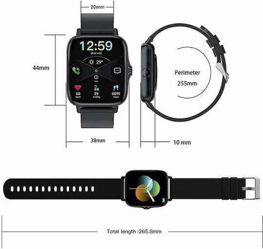 Smartwatch (Negru)