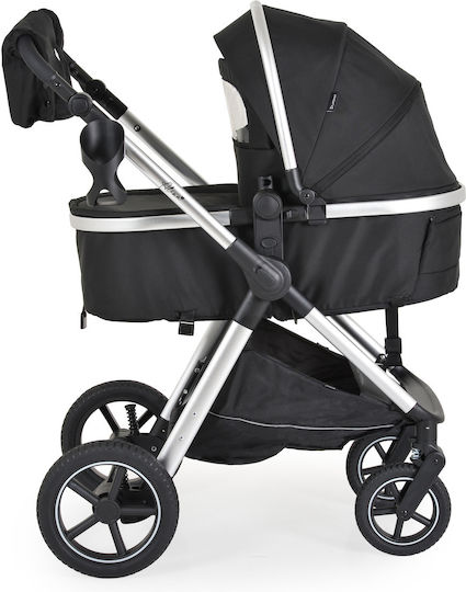 Moni Alina Verstellbar 3 in 1 Baby Kinderwagen Geeignet für Neugeborene Black Onyx