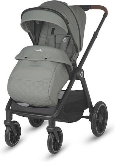 Coccolle Aspen Adjustable 2 in 1 Baby Stroller Suitable for Newborn Moss Green
