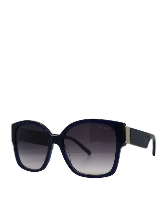 Ted Baker Women's Sunglasses with Blue Plastic Frame and Blue Lens TB1767 657