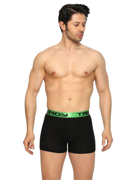Мъжки боксерки Black/lime 1Опаковка