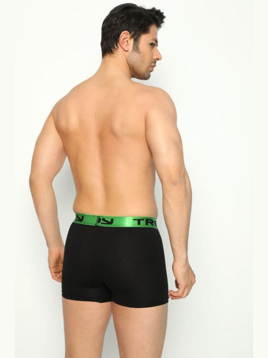 Мъжки боксерки Black/lime 1Опаковка