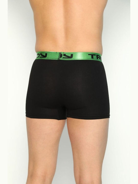 Мъжки боксерки Black/lime 1Опаковка