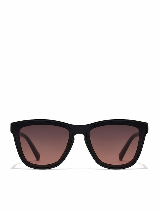 Hawkers Downtown Unisex Γυαλιά Ηλίου με Μαύρο Κοκκάλινο Σκελετό και Κόκκινο Ντεγκραντέ Polarized Φακό