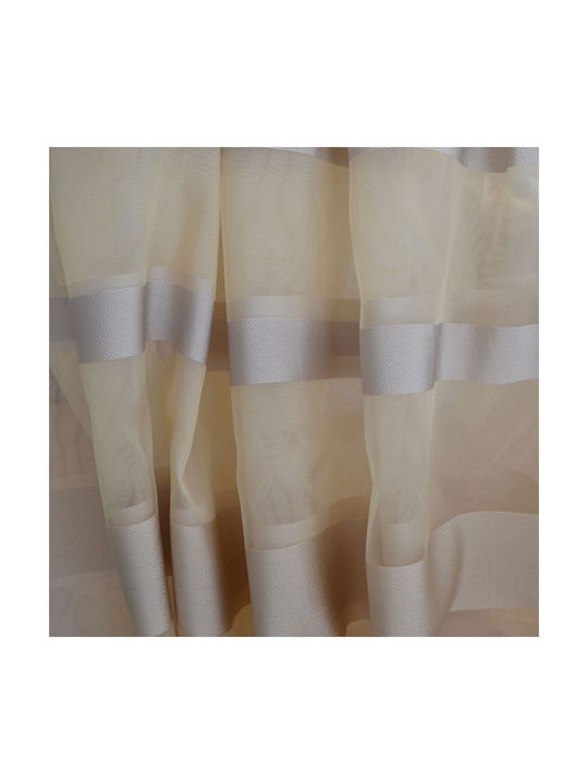 Saray Home Curtain With Pencil Pleat Beige 140x280cm