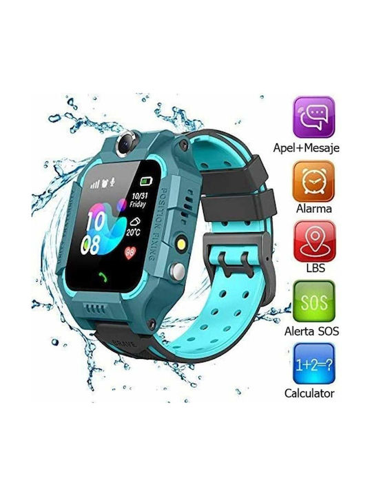 Kinder-Smartwatch Smartwatch Für Kinder mit GPS Grün