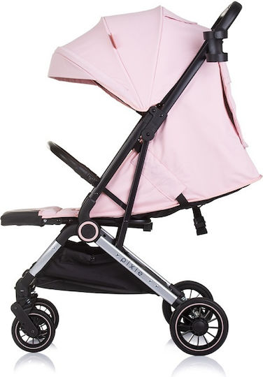 Chipolino Pixie Καρότσι Μωρού Kατάλληλο για Nεογέννητο Pink Marshmallow 7kg