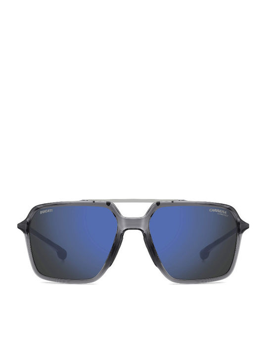 Carrera Unisex Sunglasses with Gray Plastic Frame and Gray Lens 042/S R6S/XT