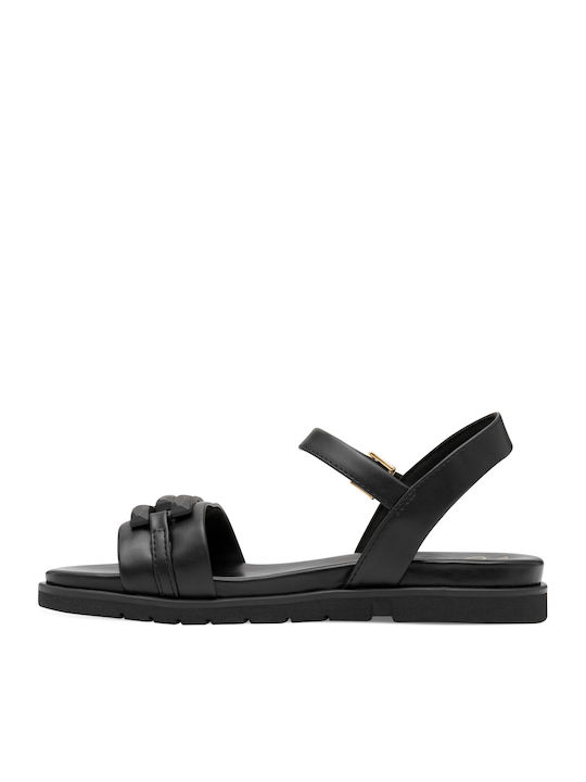 Women's Flat Sandals Anatomic in Black Color
