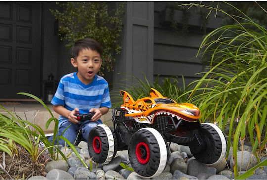 Hot Wheels Monster Trucks Unstoppable Tiger Shark Радиоуправляемо Автомобил Оранжев
