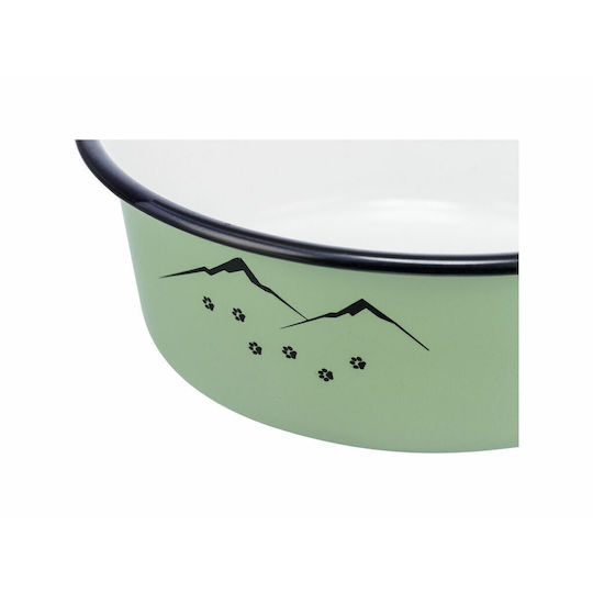 Trixie Edelstahl Schalen Futter & Wasser für Hund & Katze 1.9lt 21cm in Grün Farbe